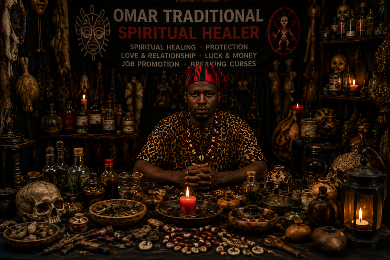 Omar — Traditional healer and cultural consultant.